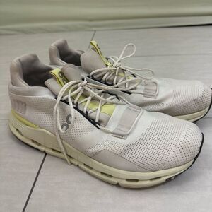 On Clouds Cloudnova White Green Men’s Atheltic Running Tennis Shoes 11